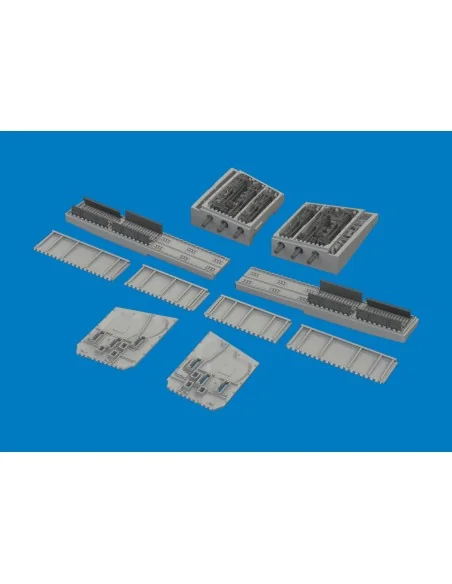 P-40K gun bays PRINT for Eduard, 1/48 - Eduard Accessories 6481195