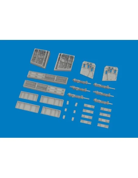 P-40K gun bays PRINT for Eduard, 1/48 - Eduard Accessories 6481195