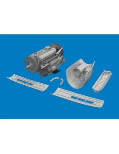 P-40K engine PRINT for Eduard, 1/48 - Eduard Accessories 6481211 2