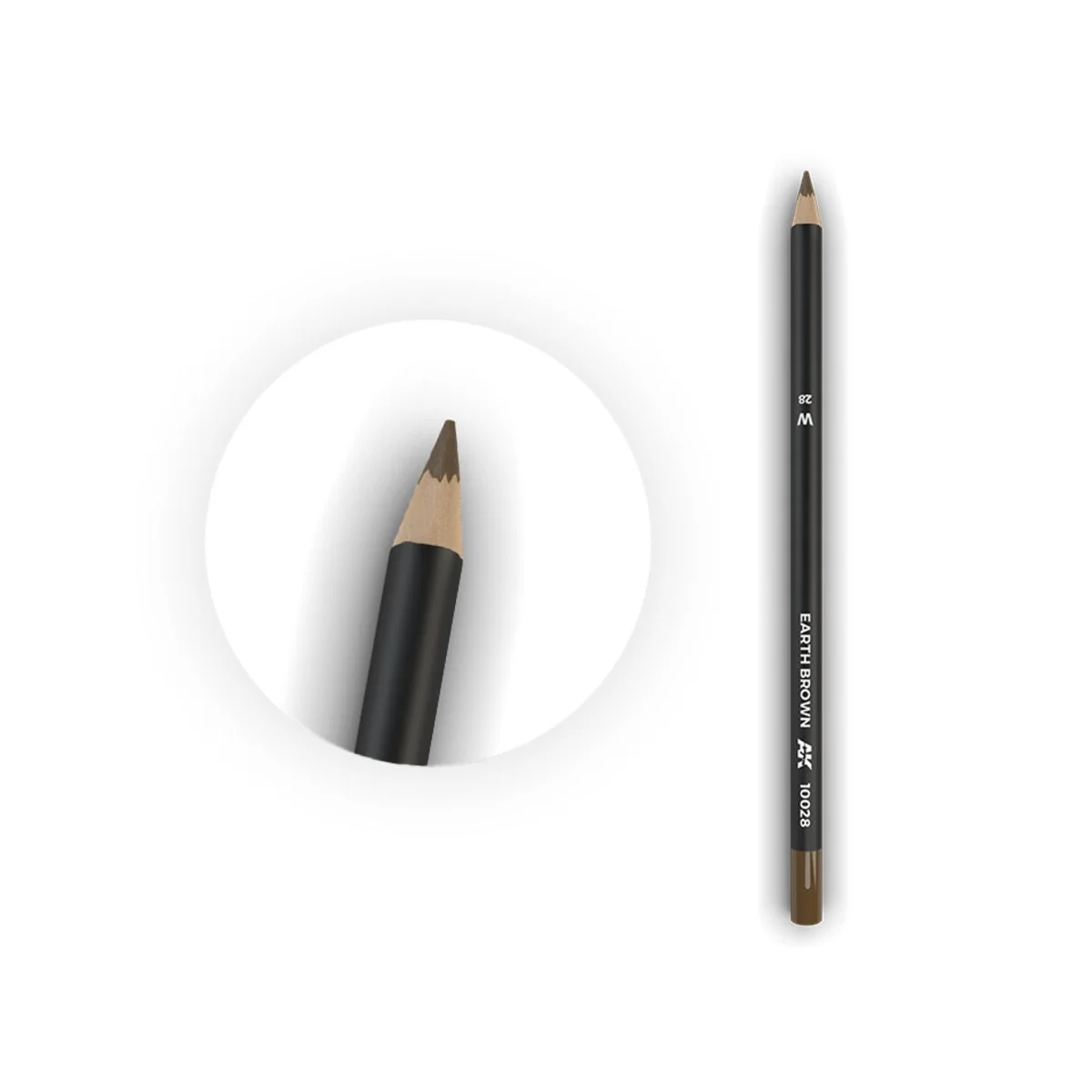 Watercolor Pencil Earth Brown - AK Interactive AK10028 Watercolor Pencil Earth Brown - AK Interactive AK10028