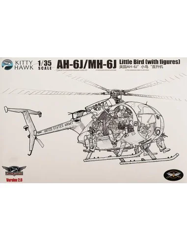 AH-6J/MH-6J Little Bird (with figures), 1/35 - Kitty Hawk KH50004