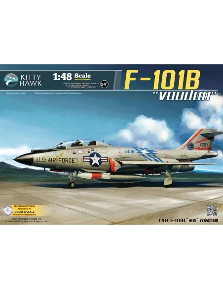 [NO_DESC] F-101B/RF-101B Voodoo, 1/48 - Kitty Hawk KH80114