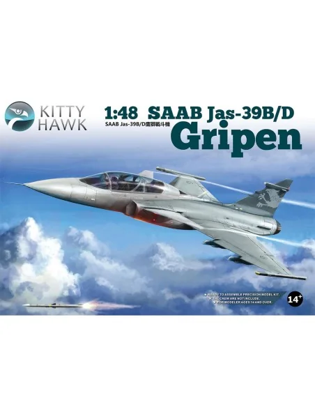 Jas-39B/D Gripen, 1/48 - Kitty Hawk KH80118