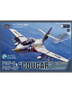 [NO_DESC] F9F-8/F9F-8P Cougar (2 in 1), 1/48 - Kitty Hawk KH80127