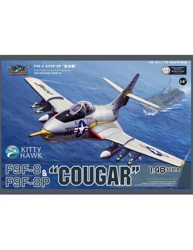 F9F-8/F9F-8P Cougar (2 in 1), 1/48 - Kitty Hawk KH80127