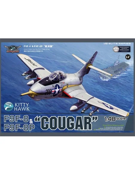 [NO_DESC] F9F-8/F9F-8P Cougar (2 in 1), 1/48 - Kitty Hawk KH80127