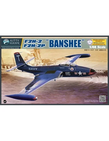 [NO_DESC] F2H-2/F2H-2P Banshee, 1/48 - Kitty Hawk KH80131