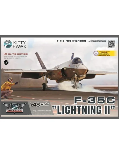 [NO_DESC] F-35C Lightning II, 1/48 - Kitty Hawk KH80132