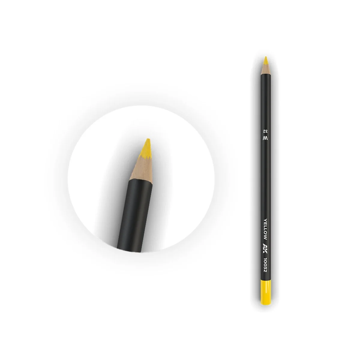 Watercolor Pencil Yellow - AK Interactive AK10032 Watercolor Pencil Yellow - AK Interactive AK10032