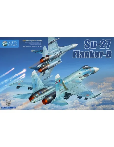 [NO_DESC] Su-27 Flanker-B, 1/48 - Kitty Hawk KH80163