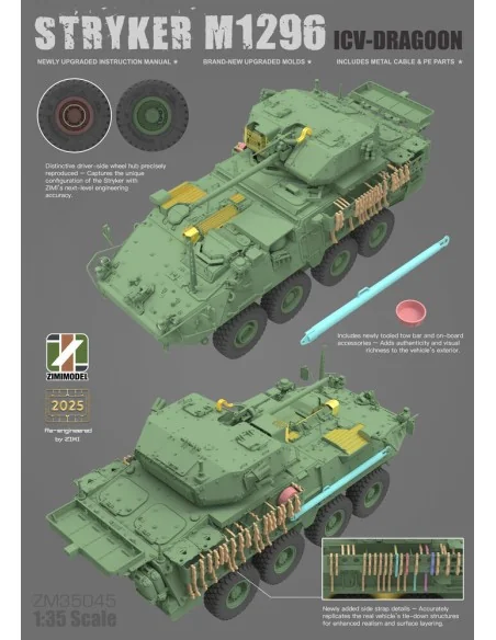 Stryker M1296 ICV-Dragoon, 1/35 - Zimi Model ZM35045