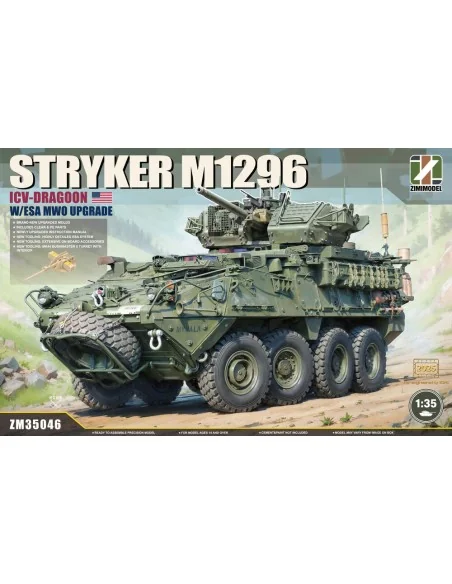 Stryker M1296 ICV-Dragoon with ESA MWO Upgrade, 1/35 - Zimi Model Z...