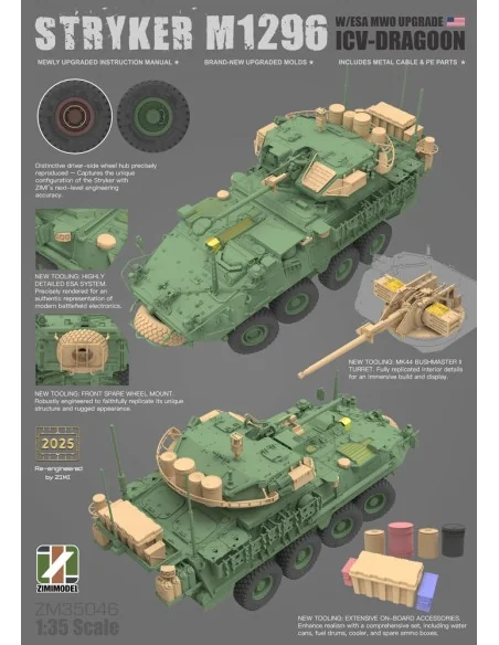 [NO_DESC] Stryker M1296 ICV-Dragoon with ESA MWO Upgrade, 1/35 - Zi...