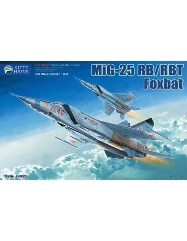 MIG-25 RB/RBT Foxbat, 1/48 - Kitty Hawk KH80113