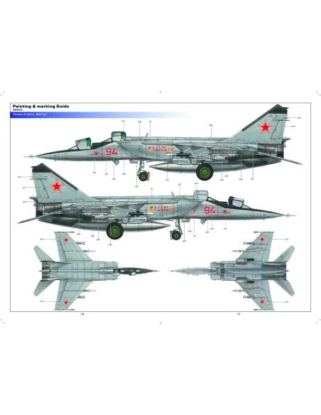 MIG-25 PU Foxbat, 1/48 - Kitty Hawk KH80136