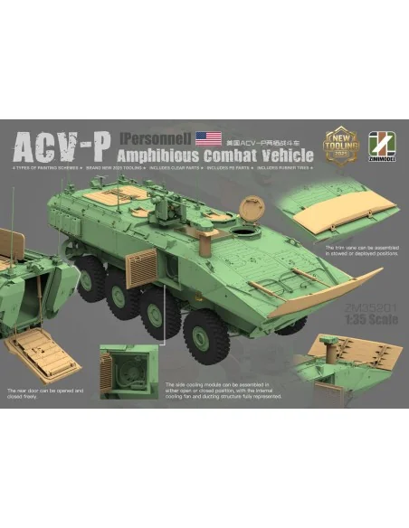 [NO_DESC] ACV-P Amphibious Combat Vehicle for Personnel, 1/35 - Zim...