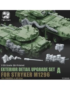 3D-Printed EXTERIOR DETAIL UPGRADE SET A for STRYKER M1296, 1/35 - ...