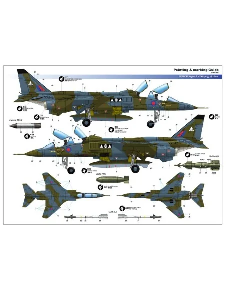 Sepecat Jaguar T.2/T.4, 1/48 - Kitty Hawk KH80105