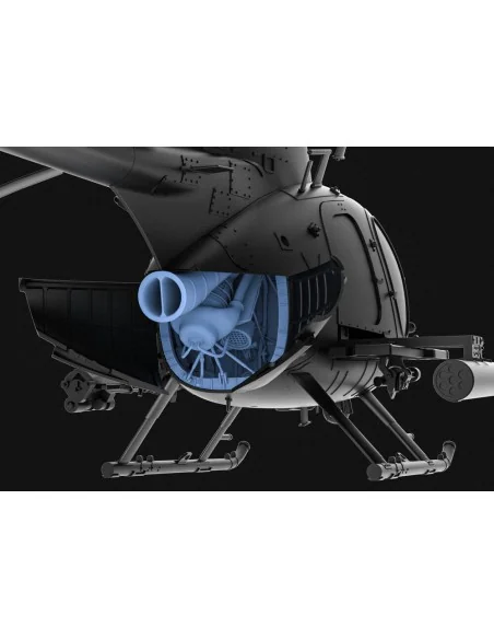 HELICOPTER ENGINE A/MH-6J LITTLE BIRD, 1/35 - Toucan Model TC3D040