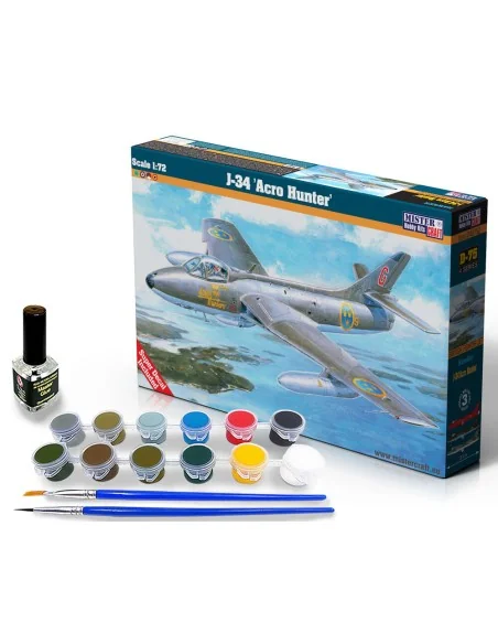 J-34 ACRO HUNTER START SET, 1/72 - Mistercraft SD-75