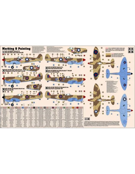 Spitfire Mk. Vb/ trop START SET, 1/72 - Mistercraft SD-192