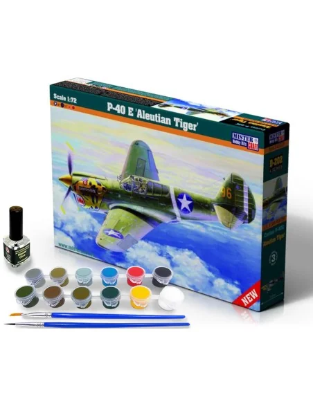 P-40E Aleutian Tiger START SET, 1/72 - Mistercraft SD-202