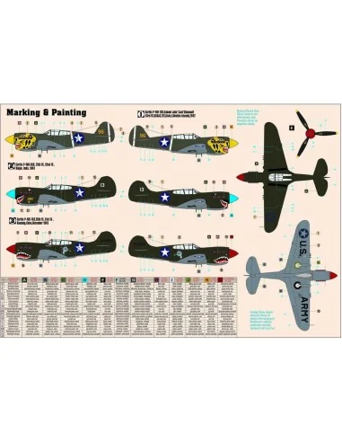 P-40E Aleutian Tiger START SET, 1/72 - Mistercraft SD-202