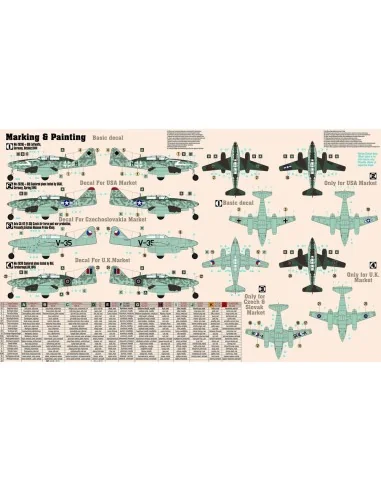 Me-262B-1a „Doppelsitzsiger” START SET, 1/72 - Mistercraft SD-215