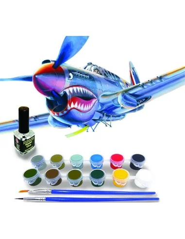 P-40 K Kittyhawk Mk.III START SET, 1/72 - Mistercraft SD-220