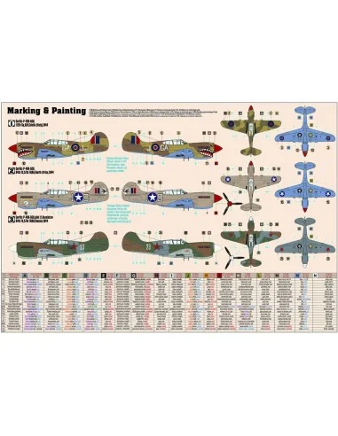 P-40 K Kittyhawk Mk.III START SET, 1/72 - Mistercraft SD-220