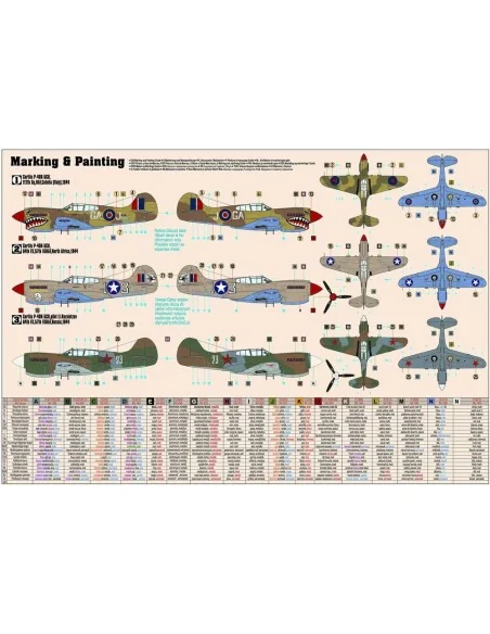 [NO_DESC] P-40 K Kittyhawk Mk.III START SET, 1/72 - Mistercraft SD-220