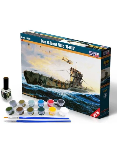 Das U-Boot VIIC U-617 START SET, 1/400 - Mistercraft SD-290