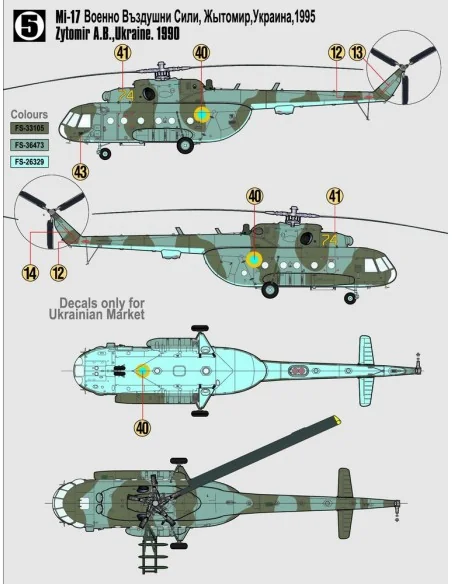 [NO_DESC] Mil Mi-17 Hip START SET, 1/72 - Mistercraft SF-01