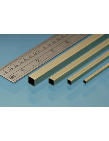 Square Brass Tube 4.76 x 4.76 mm - Albion Alloys SB2M