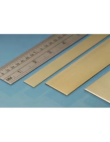 Brass Strip 12 x 0.4 mm - Albion Alloys BS2M