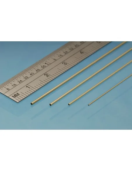 Brass Micro Tube 1.4 mm x 1.2 mm i.d. - Albion Alloys MBT14
