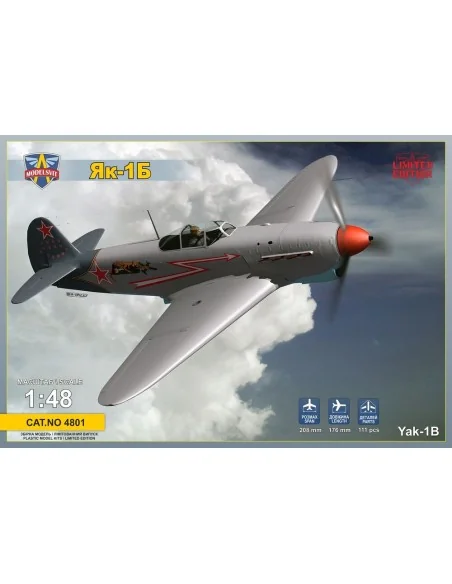[NO_DESC] Yak-1B Soviet fighter, 1/48 - ModelSvit MSVIT4801