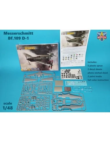 [NO_DESC] Bf.109 D-1 German WWII fighter, 1/48 - ModelSvit MSVIT4806