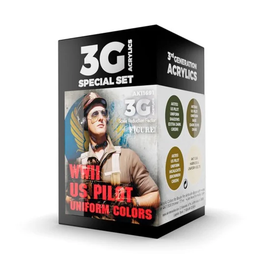 WWII US UNIFORM COLORS 3G - AK Interactive AK11691