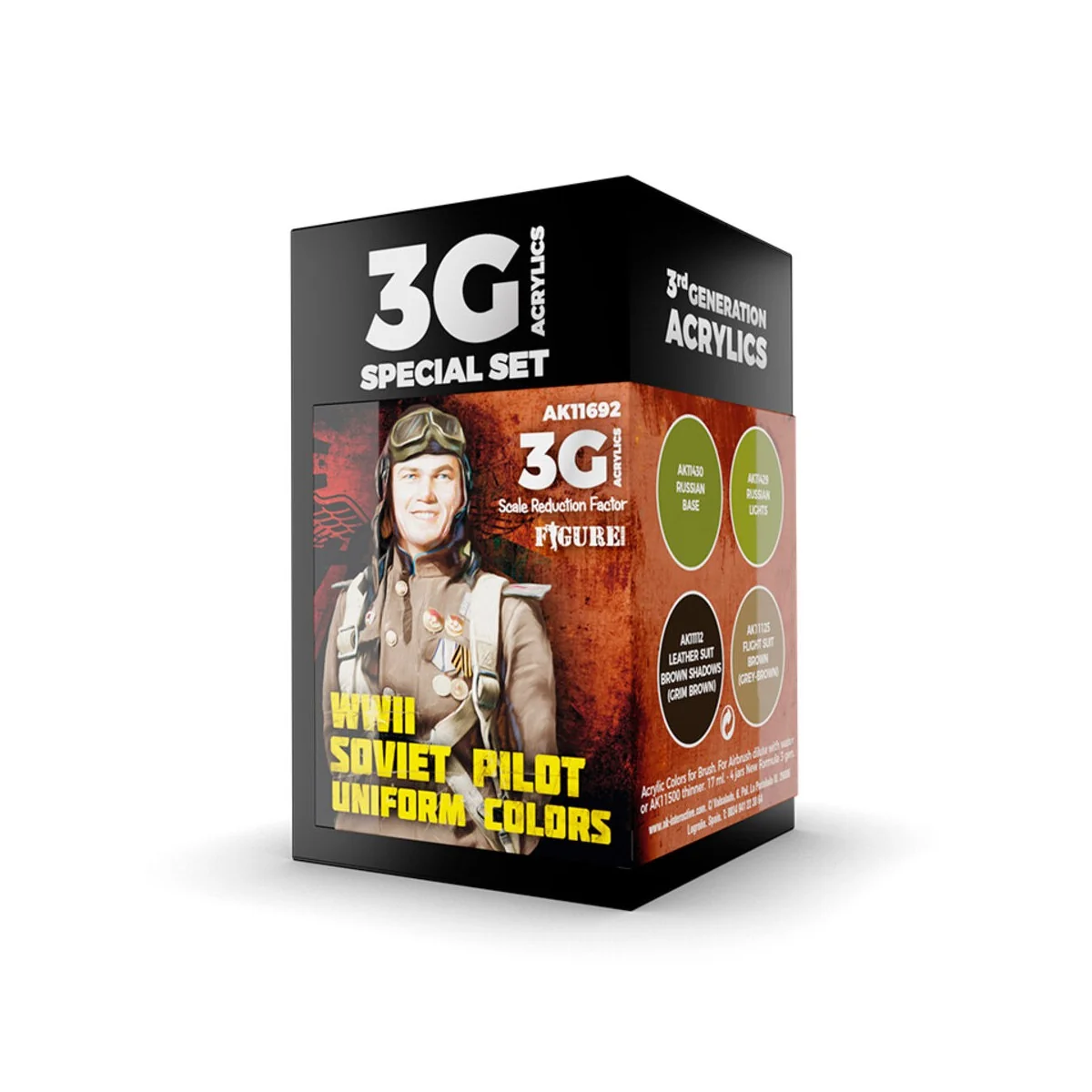 WWII SOVIET UNIFORM COLORS 3G - AK Interactive AK11692 WWII SOVIET UNIFORM COLORS 3G - AK Interactive AK11692