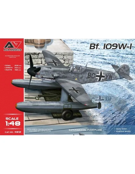 [NO_DESC] Bf.109W-1 experim.floatplane, 1/48 - A&A Models AAM4812