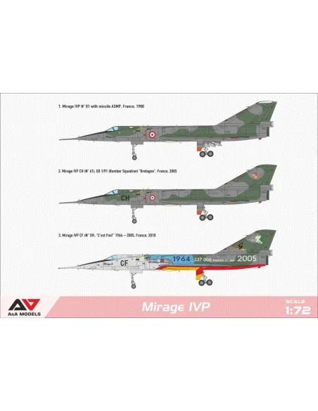 [NO_DESC] Mirage IVP strategic bomber, 1/72 - A&A Models AAM7221