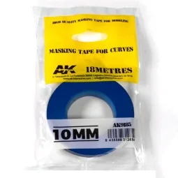 Blue masking Tape for curves 10mm - AK Interactive AK9185