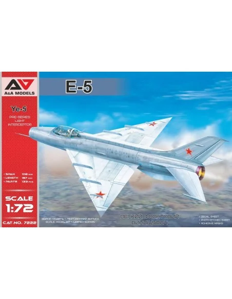 [NO_DESC] Ye-5 pre-series interceptor, 1/72 - A&A Models AAM7222