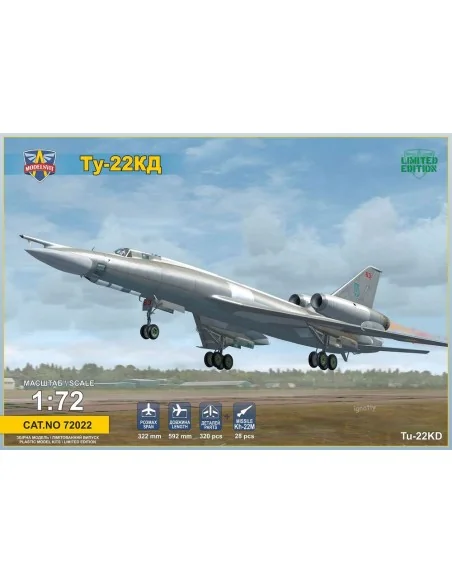 [NO_DESC] Tu-22KD Shilo medium bomber, 1/72 - ModelSvit MSVIT72022