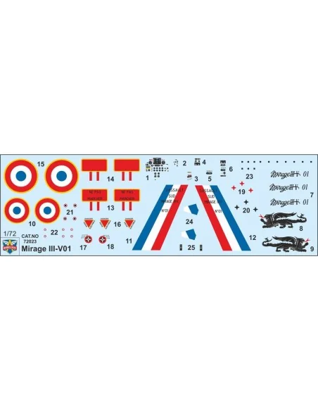 [NO_DESC] Mirage III V-01 French VTOL, 1/72 - ModelSvit MSVIT72023