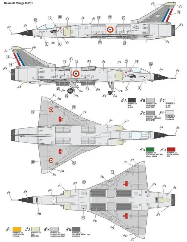 [NO_DESC] Mirage III V-01 French VTOL, 1/72 - ModelSvit MSVIT72023