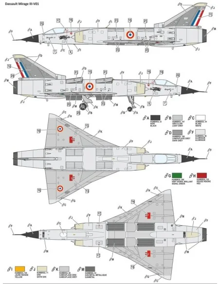 [NO_DESC] Mirage III V-01 French VTOL, 1/72 - ModelSvit MSVIT72023