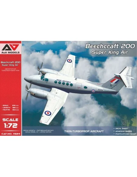 [NO_DESC] Beechcraft 200 Super King Air, 1/72 - A&A Models AAM7224