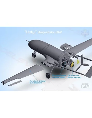 [NO_DESC] An-196 Liutyi deep-strike UAV (1/48), 1/48 - ModelSvit MS...